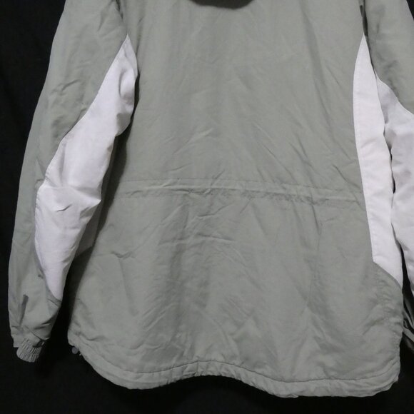 COLUMBIA SPORTSWEAR COMPANY | women's large | Green and White Hooded Jacket - Picture 14 of 16